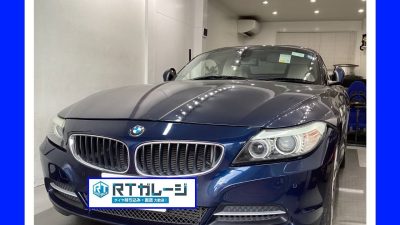 動画　直送タイヤ交換１９インチ　BMW　Z4