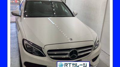 直送タイヤ交換　18インチ　ベンツ　C200