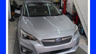 直送タイヤ交換　17インチ　インプレッサXV