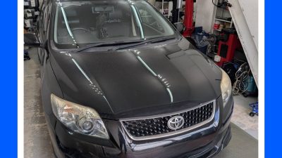 持ち込みタイヤ交換　16インチ　カローラフィルダー