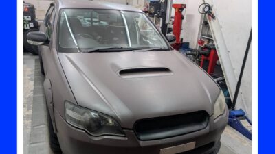 持ち込みタイヤ交換　１８インチ　レガシィB4