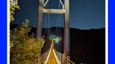 ほしだ園地【光の架け橋】行って来ました！