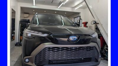 レンタルスタッドレスタイヤ交換　カローラクロス