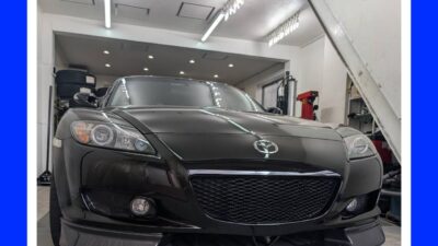 裏組タイヤ交換　１８インチ　マツダ　RX-8