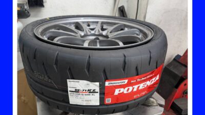 持ち込みタイヤ交換　１８インチ　トヨタ　８６